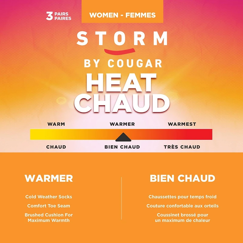 Chaussettes tube thermiques chaudes pour femmes
