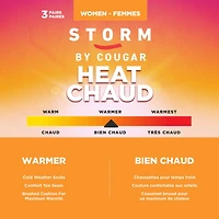 Chaussettes tube thermiques chaudes pour femmes
