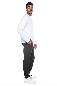 Jeaniologie™ Jogging athlétique en nylon pour homme à enfiler avec zips aux chevilles