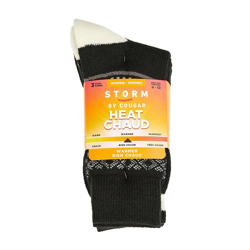 Women's Thermal Heat Crew Sock 3-Pack