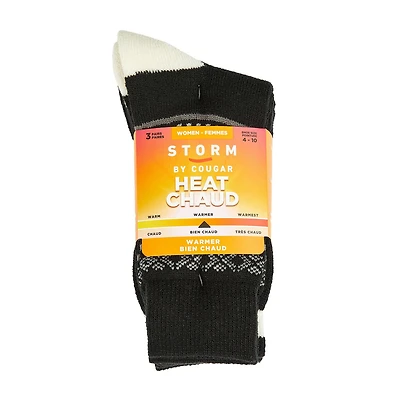 Women's Thermal Heat Crew Sock 3-Pack