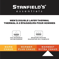 Stanfield's Essentials  Thermal À 2 Épaisseurs Tailles disponibles S-XL