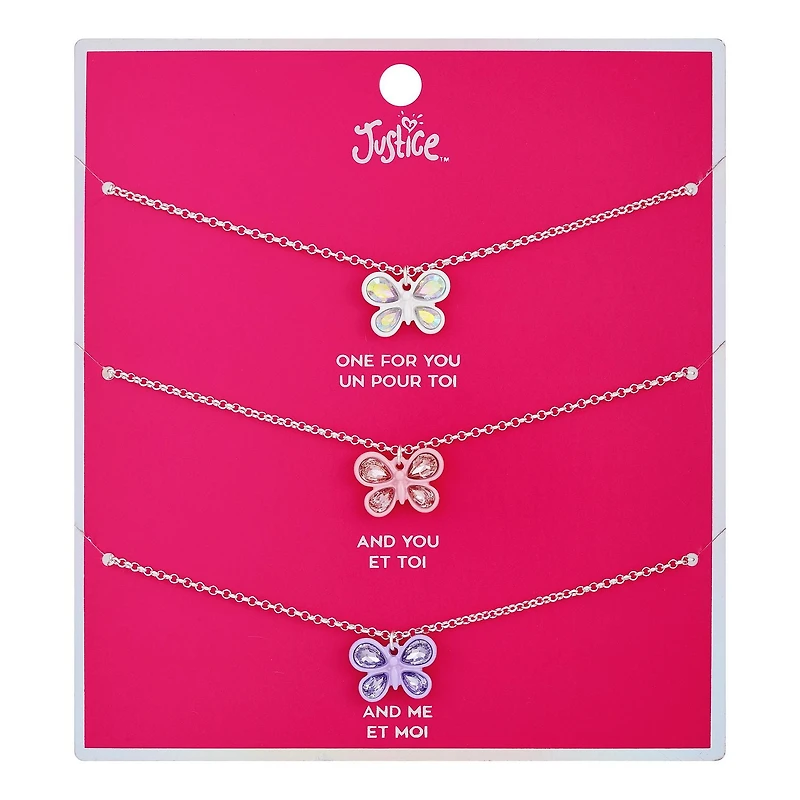 Justice BFF necklaces