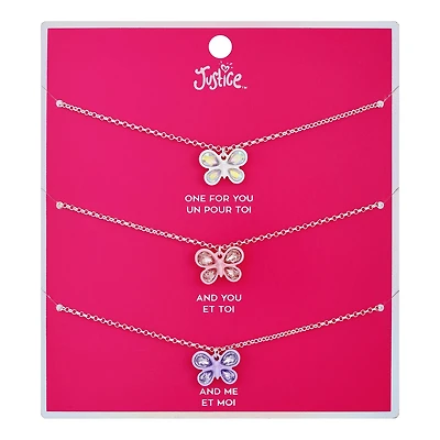 Justice BFF necklaces