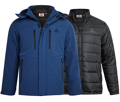 Veste 3-en-1 pour homme en softshell de Reebok