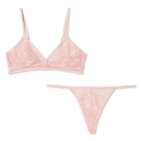 George Women's Bralette and Thong 2-Piece Set