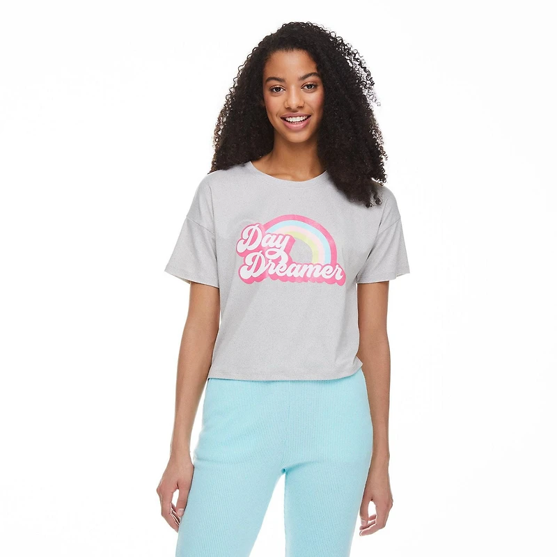 No Boundaries Women's Boxy Sleep Tee