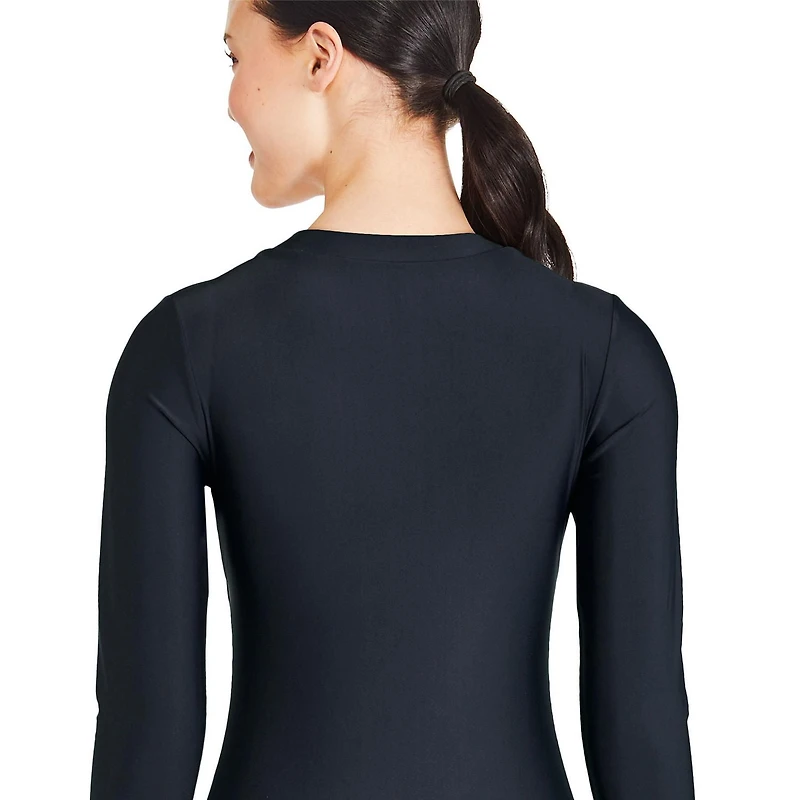 Reebok Women's Long Sleeve Zipper One Piece