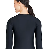Reebok Women's Long Sleeve Zipper One Piece