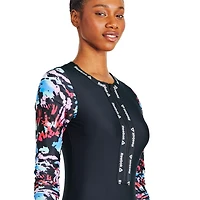 Reebok Women's Long Sleeve Zipper One Piece