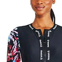 Reebok Women's Long Sleeve Zipper One Piece