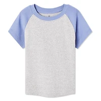 No Boundaries Women's Raglan Baby Tee