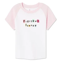 T-shirt coupe bébé avec manches raglan No Boundaries pour femmes