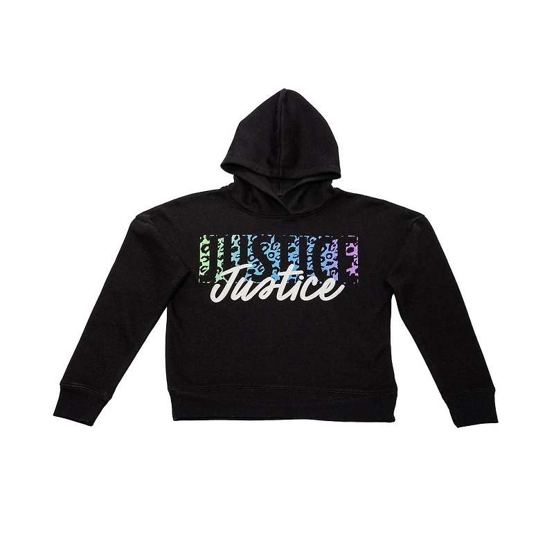 Sweat à capuche à manches longues Justice Cheetah pour filles