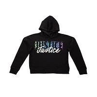 Sweat à capuche à manches longues Justice Cheetah pour filles
