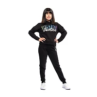 Sweat à capuche à manches longues Justice Cheetah pour filles