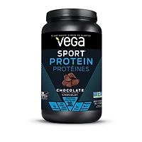 Vega Sport Protein Powder, Chocolate, Non Whey Protein Powder, 837g, 19 Servings
