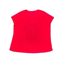 Disney Minnie Ladies Plus Holiday Short High Low Top à manches courtes