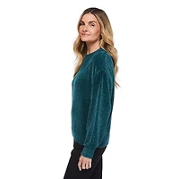 Iyla Women's Crew Neckline Sweater, Sizes S-XXL