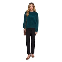 Iyla Women's Crew Neckline Sweater, Sizes S-XXL