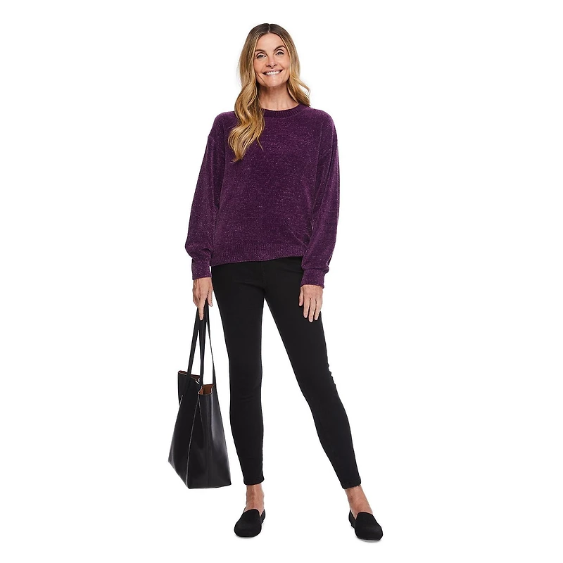 Iyla Women's Crew Neckline Sweater, Sizes S-XXL