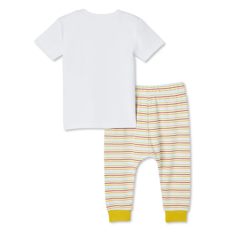 LOVE Ellen DeGeneres Infants' Unisex Organic Cotton 2-Piece Pant Set