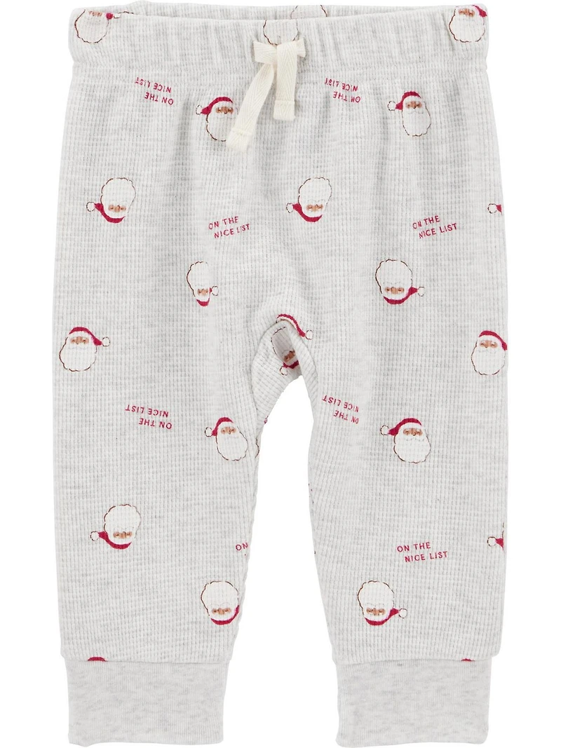 Carter's Child of Mine Baby Boys' 2 Piece Outfit Set - Red Santa