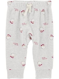 Carter's Child of Mine Baby Boys' 2 Piece Outfit Set - Red Santa