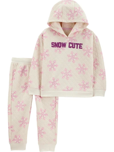 Carter's Child of Mine Toddler Girl 2 Piece - Grey Snow