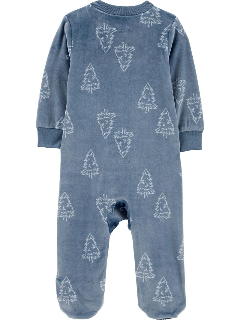 Carter's Child of Mine Bébé Garçon Dormir et Jouer Arbres Bleus