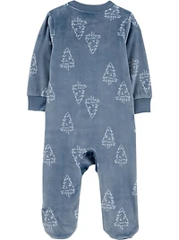 Carter's Child of Mine Bébé Garçon Dormir et Jouer Arbres Bleus