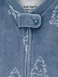 Carter's Child of Mine Bébé Garçon Dormir et Jouer Arbres Bleus