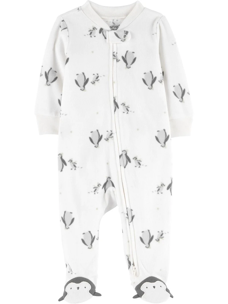 Carter's Child of Mine Bébé garçon Dormir et jouer Pingouin blanc