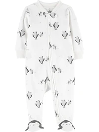 Carter's Child of Mine Bébé garçon Dormir et jouer Pingouin blanc