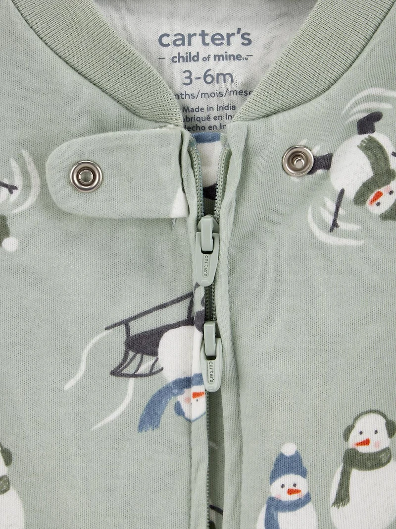 Carter's Child of Mine Infant Unisex Sleep N Play - Snowman