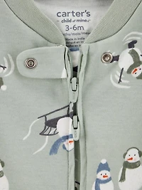 Carter's Child of Mine Infant Unisex Sleep N Play - Snowman