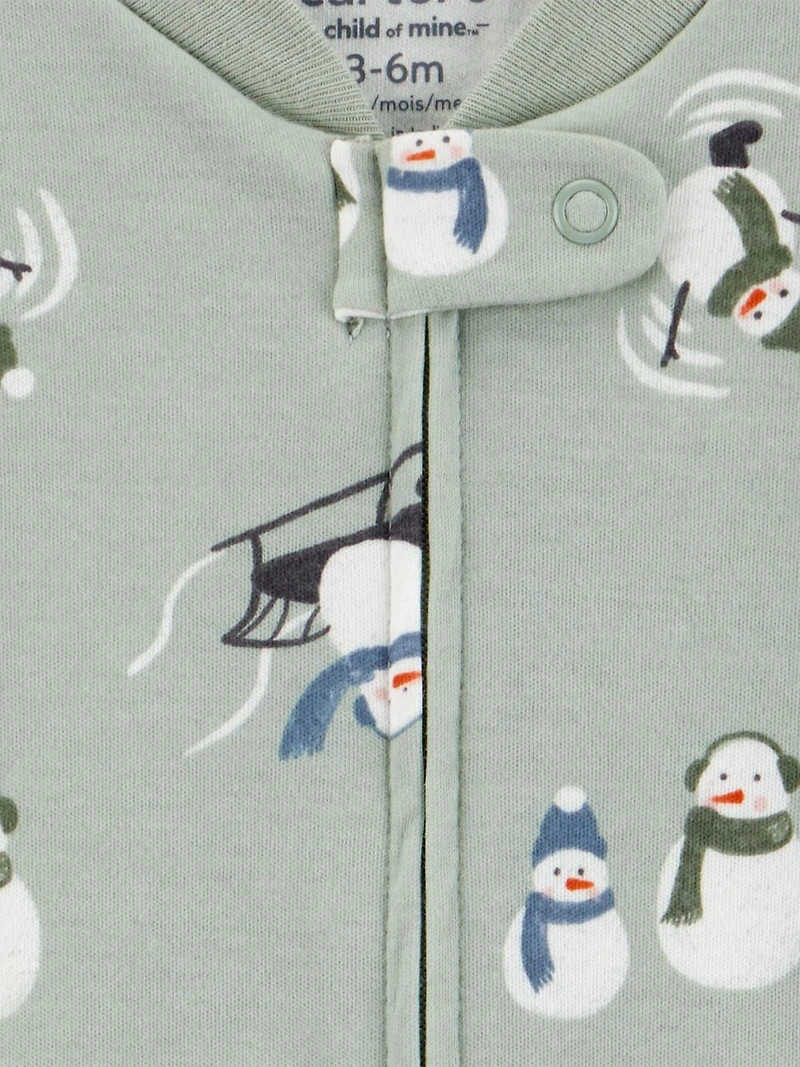 Carter's Child of Mine Infant Unisex Sleep N Play - Snowman