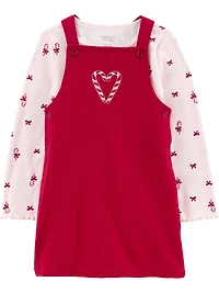 Carter's Child of Mine Ensemble 2 pièces pour petite fille - Candycane