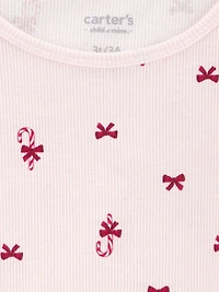 Carter's Child of Mine Toddler Girl 2 Piece Jumper Set - Candycane