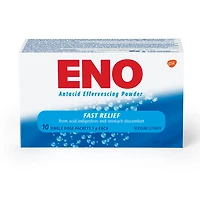Eno Antacid Effervescing Power, 10 single dose packets of 5g each