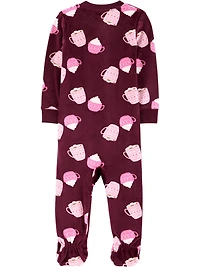 Carter's Child of Mine Toddler Girl 1 Piece Pajama - Mugs