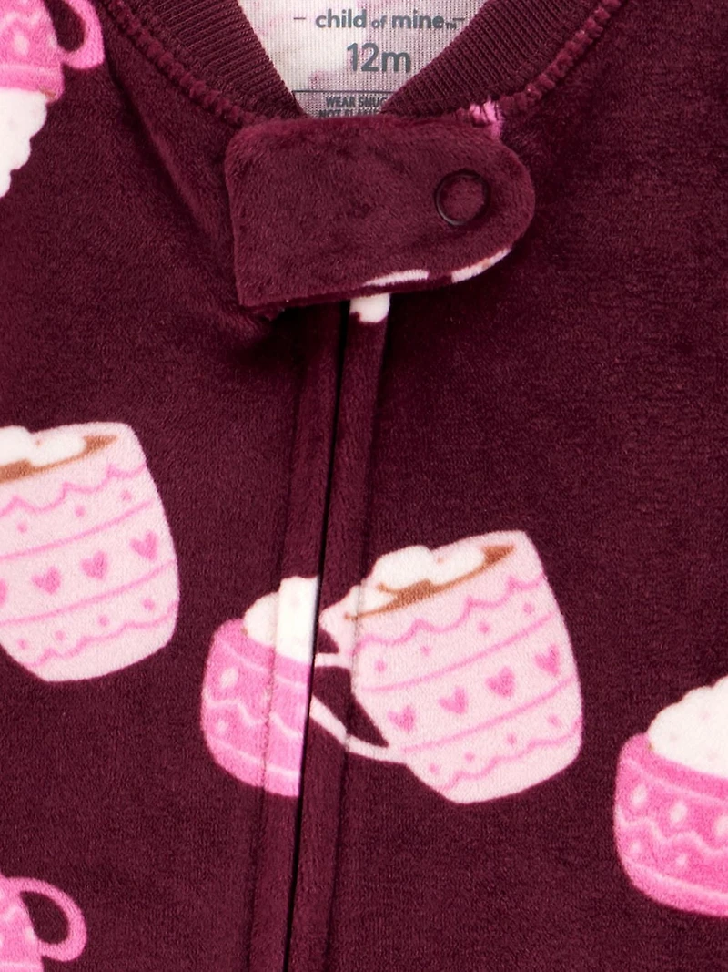 Carter's Child of Mine Toddler Girl 1 Piece Pajama - Mugs