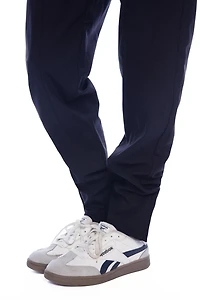 Jeaniologie™ Jogging taille haute pour femme à enfiler – Noir Taille P-TTG