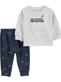 Child of Mine Baby Boy 2pc Set Train