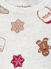 Ensemble body et pantalon pour bébé garçon Child of Mine, motif Père Noël, lait biscuits