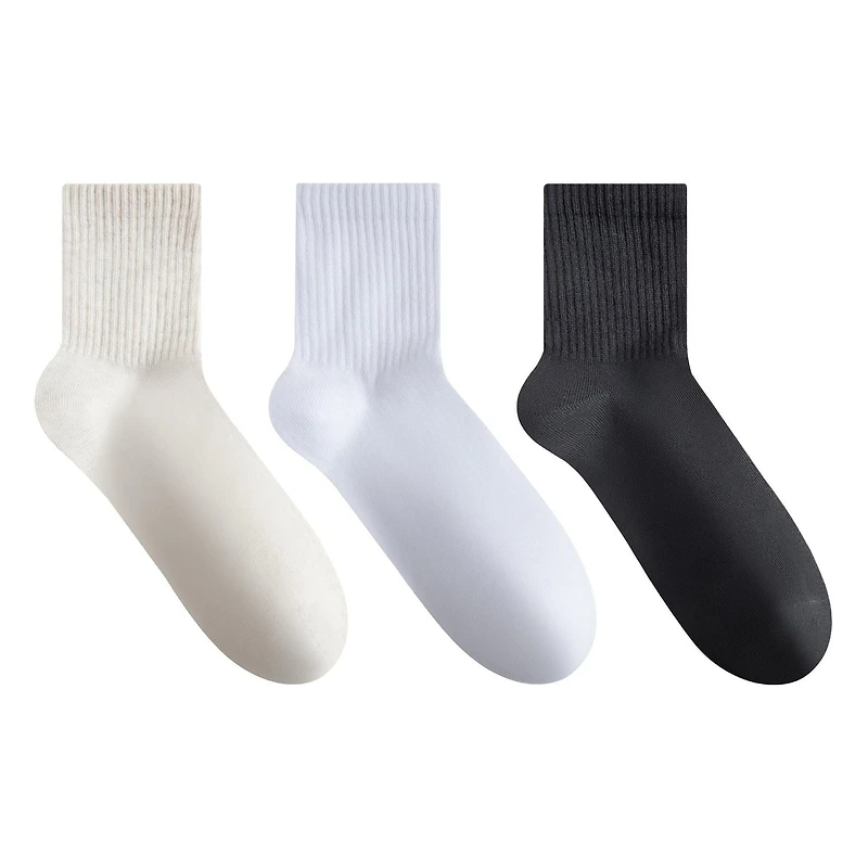 SECRET® Ladies Socks Mid Crew 3pr