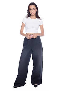 Jeaniologie ™ Ladies’ High Rise Pull-on Wide Leg Pant