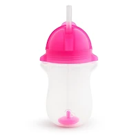 Tasse de paille pondérée Any Angle ™ 10 oz Munchkin, rose