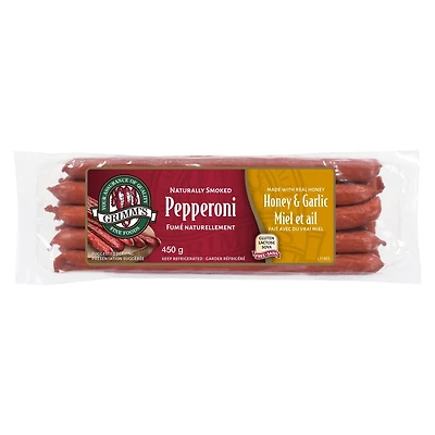 Bâton de pepperoni au miel et à l'ail de Grimm 450g