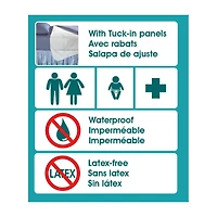 Piqué imperméable avec rabats, UltraBlok™